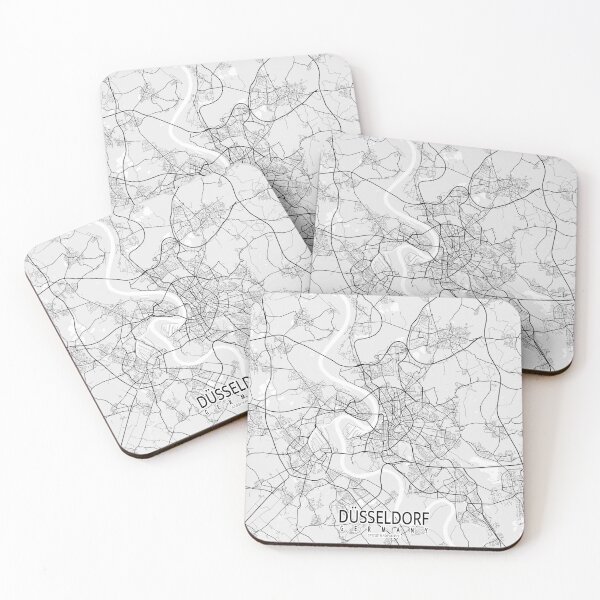 Item preview, Dusseldorf City Map of Germany - Light designed and sold by deMAP.