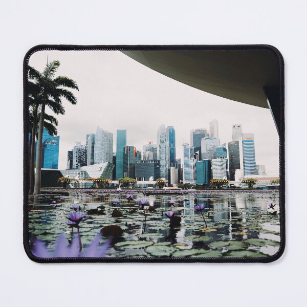 Item preview, Cityscape and Lotus Pond designed and sold by asun5.
