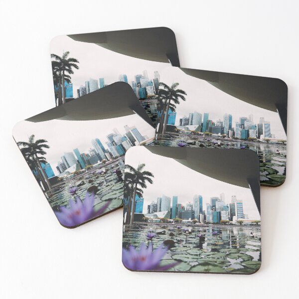 Item preview,  Cityscape and Lotus Pond designed and sold by asun5.