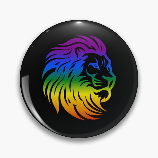 Item preview, Rainbow Lion Head, Classic pride flag graphic, Motivational, Inspirational, Powerful, Strong, Wild, Animal, Lion, Big Cat, LGBTQ designed and sold by PrideBeProud.