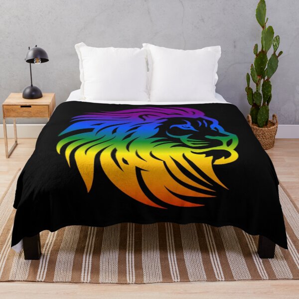 Item preview, Rainbow Lion Head, Classic pride flag graphic, Motivational, Inspirational, Powerful, Strong, Wild, Animal, Lion, Big Cat, LGBTQ designed and sold by PrideBeProud.