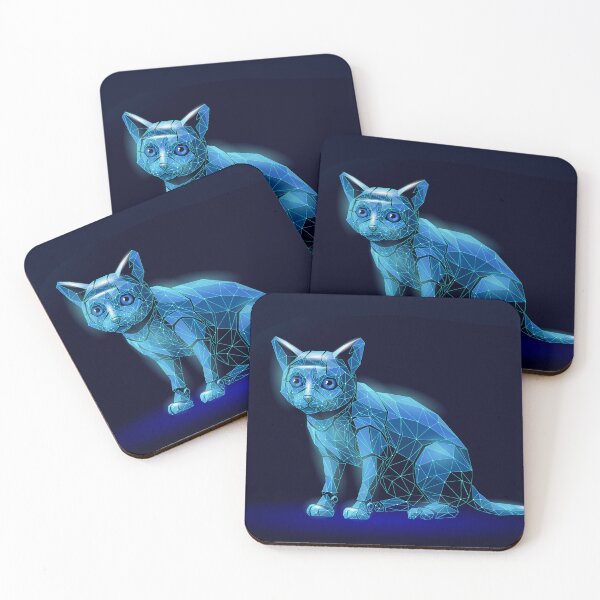 Item preview, Robot Cat Cyborg Android AI Kitten Pet designed and sold by LuckyStep.