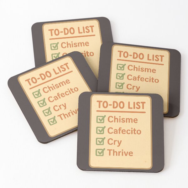 Item preview, ToDo List: Chisme, Cafecito, Cry, Thrive designed and sold by Cafe-con-Pan.