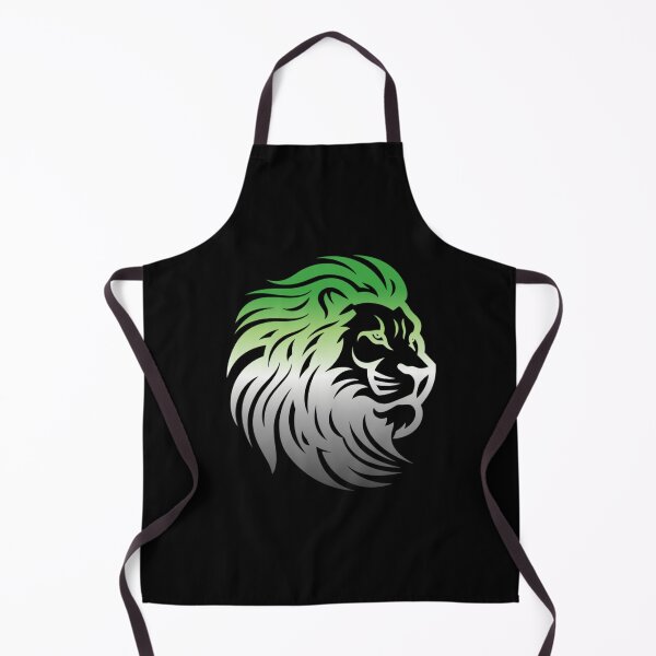 Item preview, Rainbow Lion Head, Aromantic pride flag graphic, Motivational, Inspirational, Powerful, Strong, Wild, Animal, Lion, Big Cat, LGBTQ designed and sold by PrideBeProud.