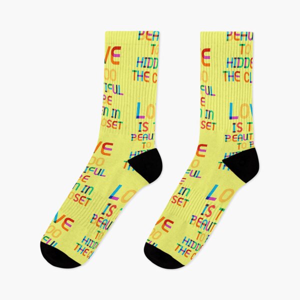 Item preview, Love is too beautiful to be hidden in the closet, funny saying designed and sold by Mauswohn.