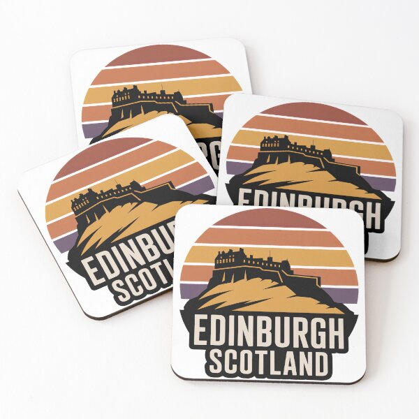 Item preview, Edinburgh Castle Retro Sunset – Vintage Scotland Souvenir designed and sold by pod24.