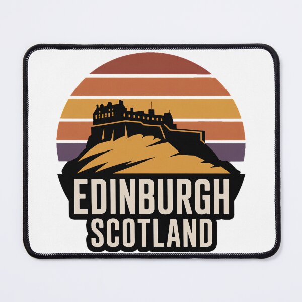 Item preview, Edinburgh Castle Retro Sunset – Vintage Scotland Souvenir designed and sold by pod24.
