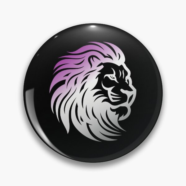 Item preview, Rainbow Lion Head, Asexual pride flag graphic, Motivational, Inspirational, Powerful, Strong, Wild, Animal, Lion, Big Cat, LGBTQ designed and sold by PrideBeProud.