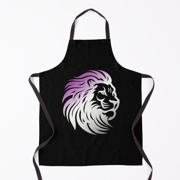 Item preview, Rainbow Lion Head, Asexual pride flag graphic, Motivational, Inspirational, Powerful, Strong, Wild, Animal, Lion, Big Cat, LGBTQ designed and sold by PrideBeProud.