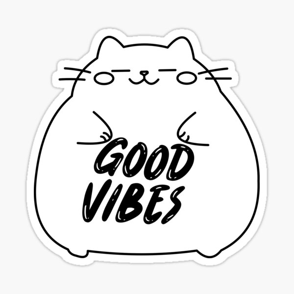 Item preview, Fat Cat - Good Vibes designed and sold by BadmintonArt.