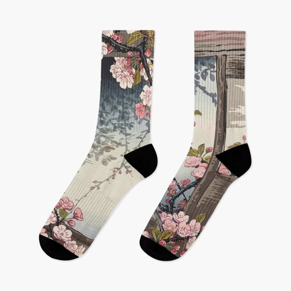 Artikelvorschau, Spatz und Kirschblüte im Ohara-Koson-Stil entworfen und verkauft von Tamas Das.