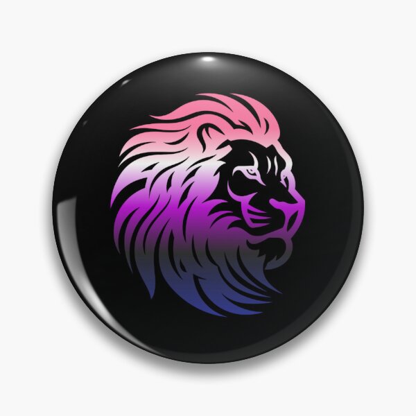 Item preview, Rainbow Lion Head, Genderfluid pride flag graphic, Motivational, Inspirational, Powerful, Strong, Wild, Animal, Lion, Big Cat, LGBTQ designed and sold by PrideBeProud.