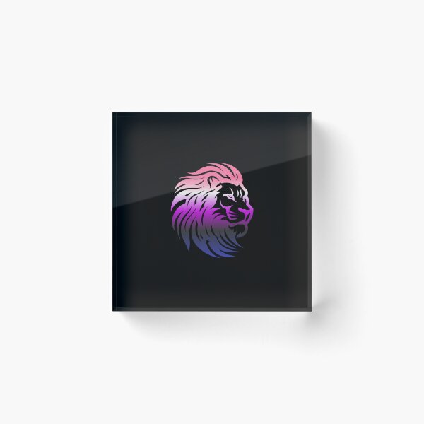 Item preview, Rainbow Lion Head, Genderfluid pride flag graphic, Motivational, Inspirational, Powerful, Strong, Wild, Animal, Lion, Big Cat, LGBTQ designed and sold by PrideBeProud.