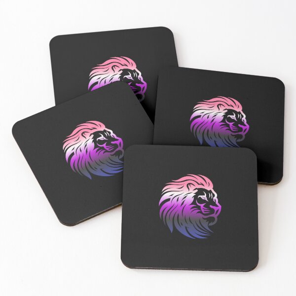Item preview, Rainbow Lion Head, Genderfluid pride flag graphic, Motivational, Inspirational, Powerful, Strong, Wild, Animal, Lion, Big Cat, LGBTQ designed and sold by PrideBeProud.