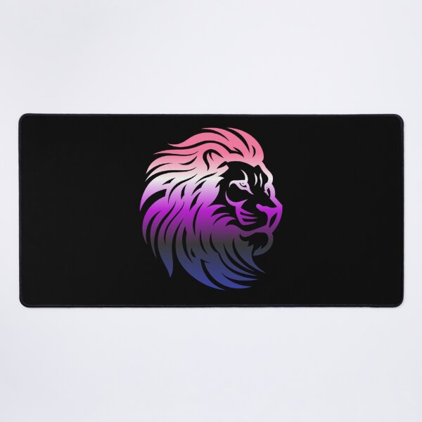 Item preview, Rainbow Lion Head, Genderfluid pride flag graphic, Motivational, Inspirational, Powerful, Strong, Wild, Animal, Lion, Big Cat, LGBTQ designed and sold by PrideBeProud.