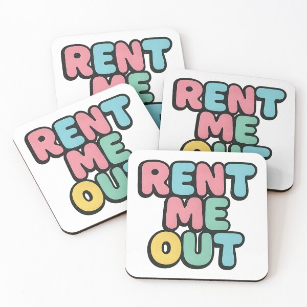 Item preview, Rent Me Out – Bold Pride Typography designed and sold by Haus Of Sin.