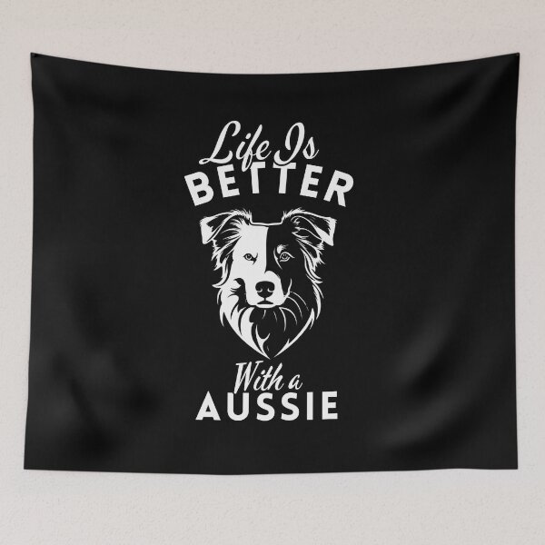 Item preview, Life Is Better With an Aussie – Minimalist Dog Lover Design designed and sold by GoodyPaws.