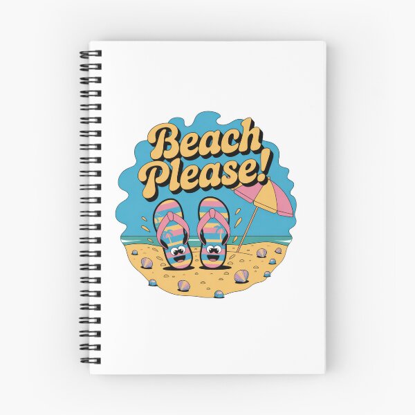 Item preview, Beach Please – Funny Summer Flip Flops Design designed and sold by EpicMediaShop.