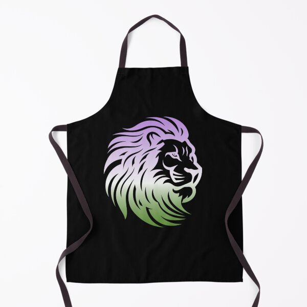 Item preview, Rainbow Lion Head, Genderqueer pride flag graphic, Motivational, Inspirational, Powerful, Strong, Wild, Animal, Lion, Big Cat, LGBTQ designed and sold by PrideBeProud.