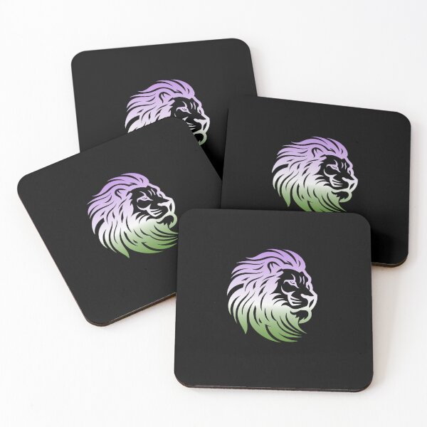 Item preview, Rainbow Lion Head, Genderqueer pride flag graphic, Motivational, Inspirational, Powerful, Strong, Wild, Animal, Lion, Big Cat, LGBTQ designed and sold by PrideBeProud.