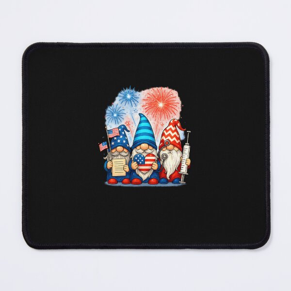 Item preview, American Gnomes Nurse 4th Of July Scrub Top Patriot Women  designed and sold by facegm.