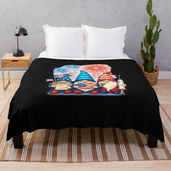 Item preview, American Gnomes Nurse 4th Of July Scrub Top Patriot Women designed and sold by facegm.