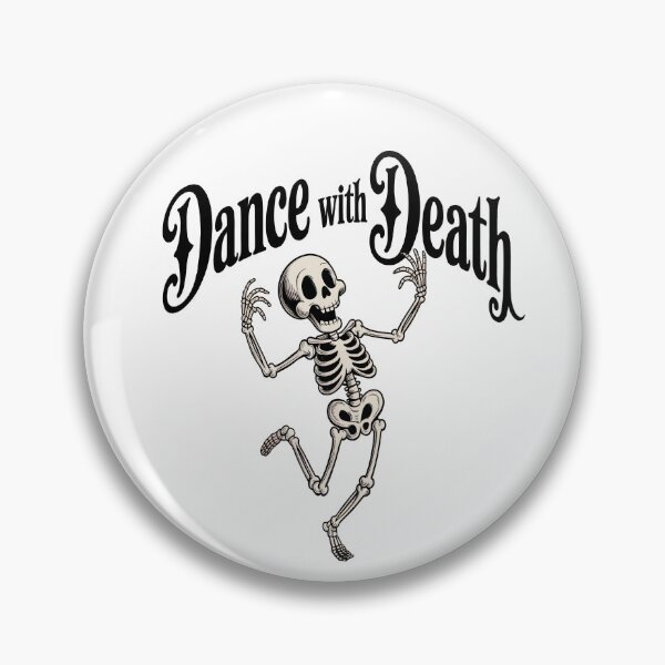 Item preview, Dance with Death Skeleton Sticker designed and sold by stylishsketcher.