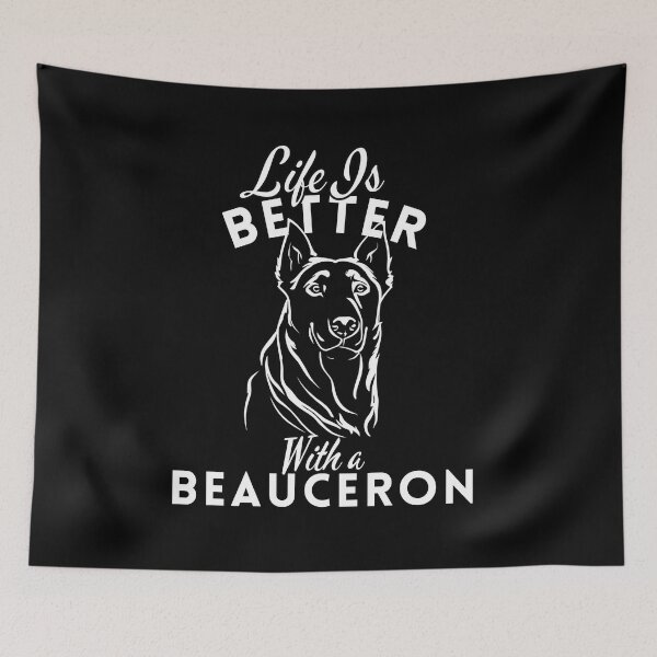 Item preview, Life Is Better With a Beauceron – Minimalist Dog Lover Design designed and sold by GoodyPaws.