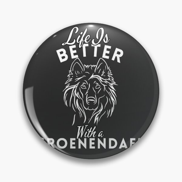Item preview, Life Is Better With a Groenendael – Minimalist Belgian Shepherd Design designed and sold by GoodyPaws.