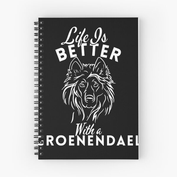Item preview, Life Is Better With a Groenendael – Minimalist Belgian Shepherd Design designed and sold by GoodyPaws.