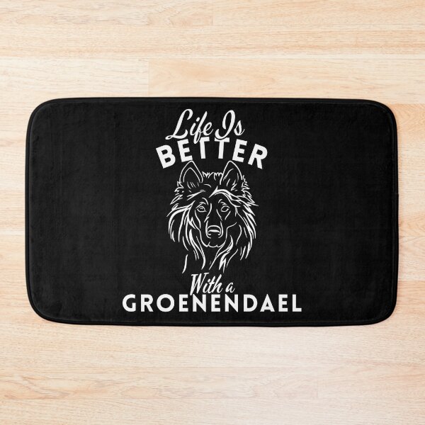 Item preview, Life Is Better With a Groenendael – Minimalist Belgian Shepherd Design designed and sold by GoodyPaws.