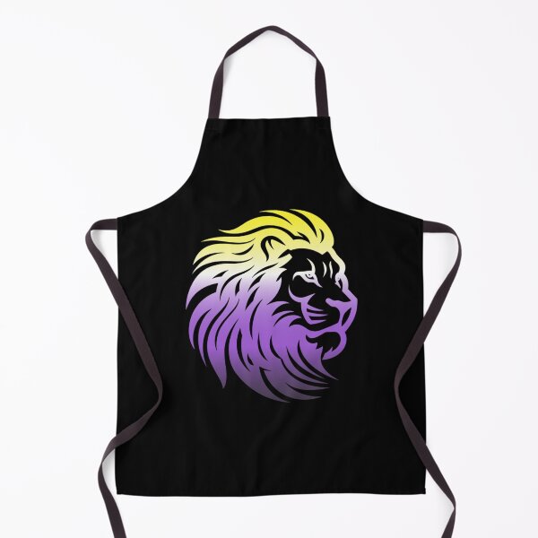 Item preview, Rainbow Lion Head, Nonbinary pride flag graphic, Motivational, Inspirational, Powerful, Strong, Wild, Animal, Lion, Big Cat, LGBTQ designed and sold by PrideBeProud.