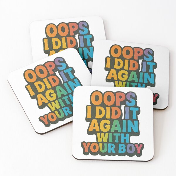 Item preview, Oops I Did It Again – Rainbow Typography designed and sold by Haus Of Sin.