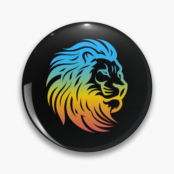 Item preview, Rainbow Lion Head, Pansexual pride flag graphic, Motivational, Inspirational, Powerful, Strong, Wild, Animal, Lion, Big Cat, LGBTQ designed and sold by PrideBeProud.