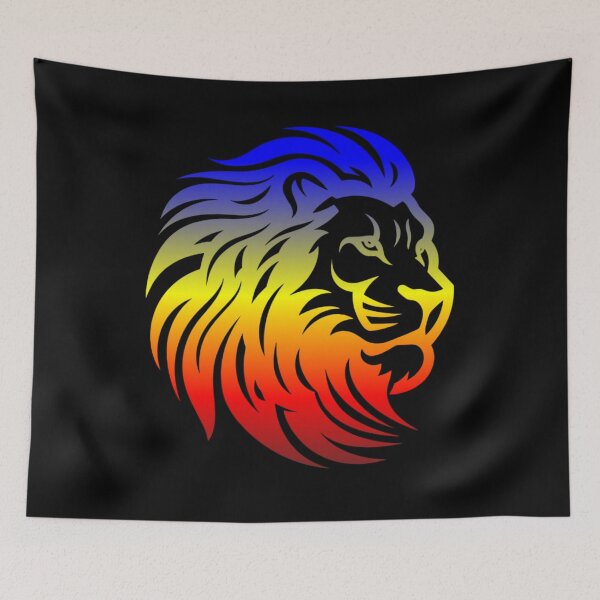 Item preview, Rainbow Lion Head, Polyamory pride flag graphic, Motivational, Inspirational, Powerful, Strong, Wild, Animal, Lion, Big Cat, LGBTQ designed and sold by PrideBeProud.