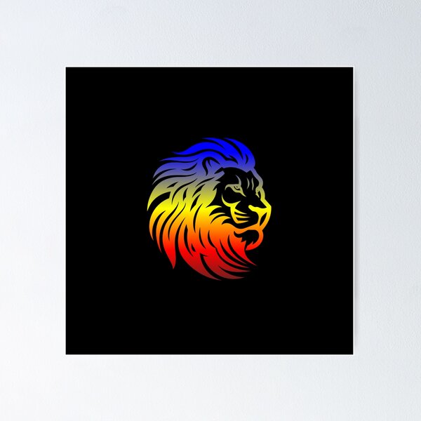 Item preview, Rainbow Lion Head, Polyamory pride flag graphic, Motivational, Inspirational, Powerful, Strong, Wild, Animal, Lion, Big Cat, LGBTQ designed and sold by PrideBeProud.