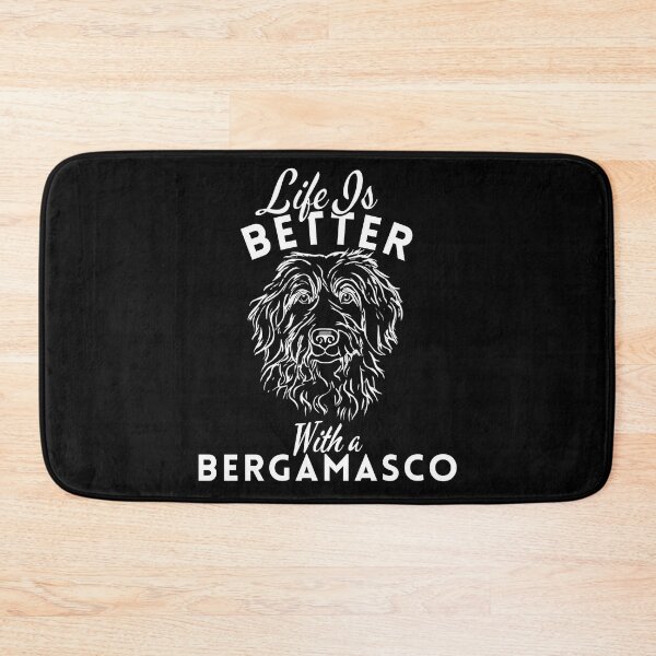 Item preview, Life Is Better With a Bergamasco – Minimalist Herding Dog Design designed and sold by GoodyPaws.