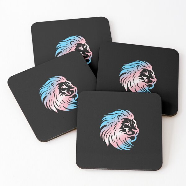 Item preview, Rainbow Lion Head, Transexual pride flag graphic, Motivational, Inspirational, Powerful, Strong, Wild, Animal, Lion, Big Cat, LGBTQ designed and sold by PrideBeProud.