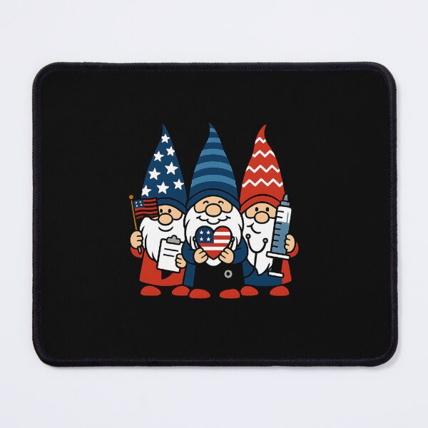 Item preview, American Gnomes Nurse 4th Of July Scrub Top Patriot Women designed and sold by diyoor.