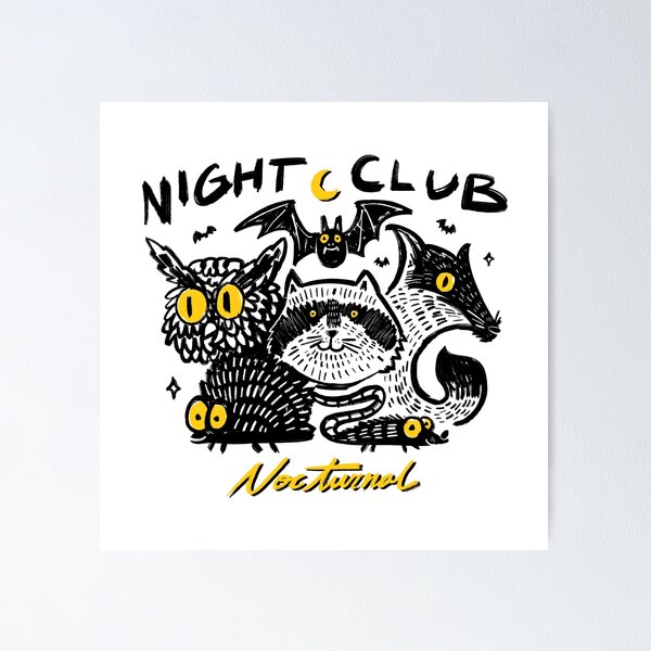 Item preview, Night Club Nocturnal designed and sold by Quilimo Studio.