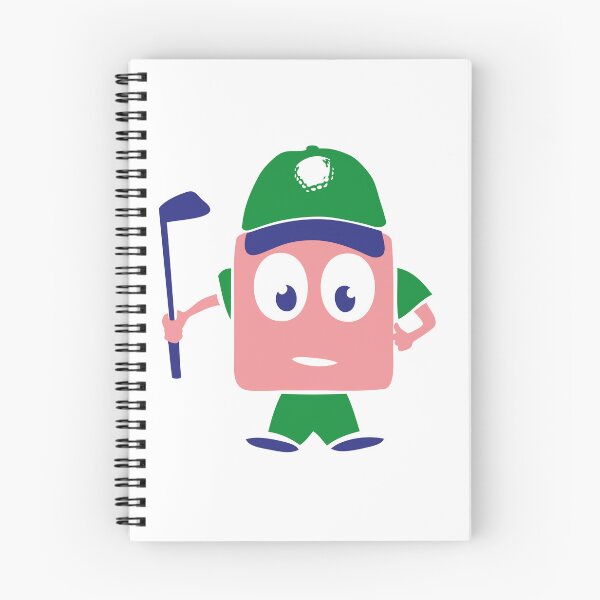 Item preview, golf player funny character smiley face designed and sold by Achille3777.