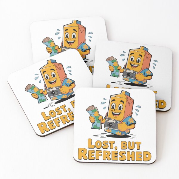 Item preview, Lost but Refreshed – Funny Juice Box Traveler designed and sold by EpicMediaShop.