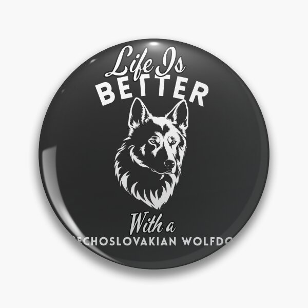 Item preview, Life Is Better With a Czechoslovakian Wolfdog – Minimalist Wolfdog Design designed and sold by GoodyPaws.