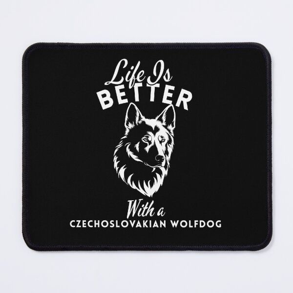 Item preview, Life Is Better With a Czechoslovakian Wolfdog – Minimalist Wolfdog Design designed and sold by GoodyPaws.