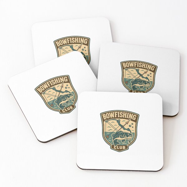 Item preview, Bowfishing Club – Vintage Outdoor Sport Emblem for Fishing Enthusiasts designed and sold by DJCApparel.