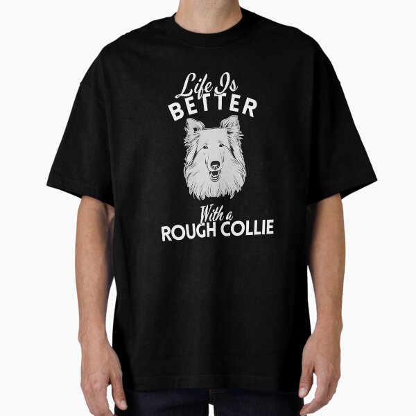 Item preview, Life Is Better With a Rough Collie – Minimalist Dog Lover Design designed and sold by GoodyPaws.