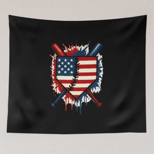 Item preview, Baseball Drip Boy Ice Cream Patriotic American Flag 4th July designed and sold by diyoor.