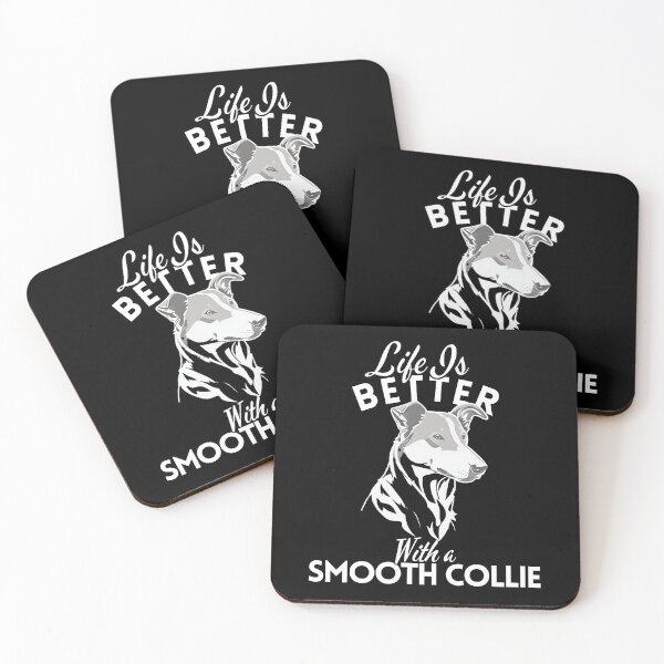 Item preview, Life Is Better With a Smooth Collie – Minimalist Dog Lover Design designed and sold by GoodyPaws.