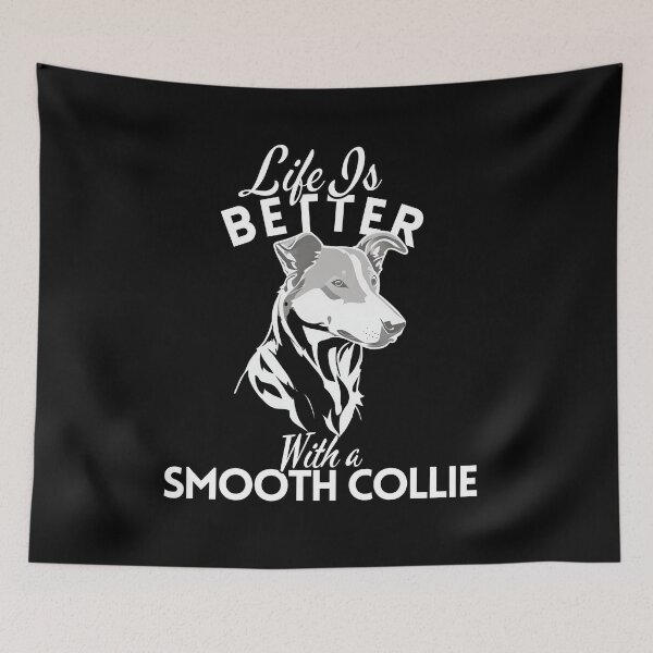 Item preview, Life Is Better With a Smooth Collie – Minimalist Dog Lover Design designed and sold by GoodyPaws.