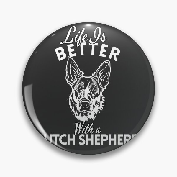 Item preview, Life Is Better With a Dutch Shepherd – Minimalist Herding Dog Design designed and sold by GoodyPaws.